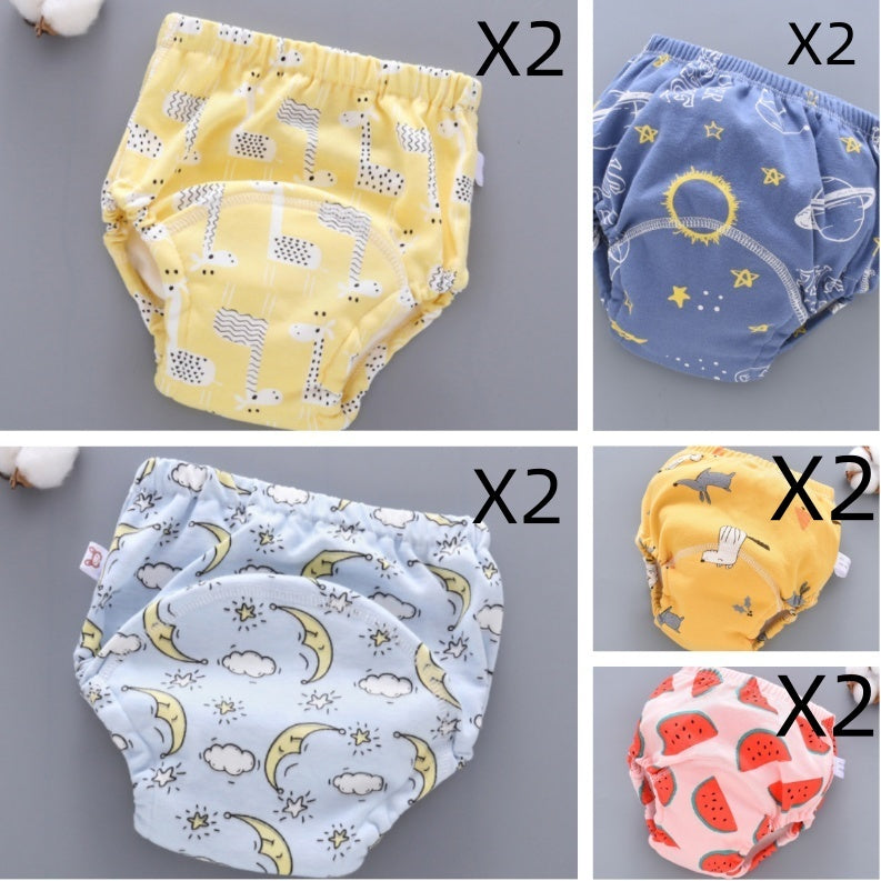 Baby Training Pants Washable 6-layer Diaper Cover