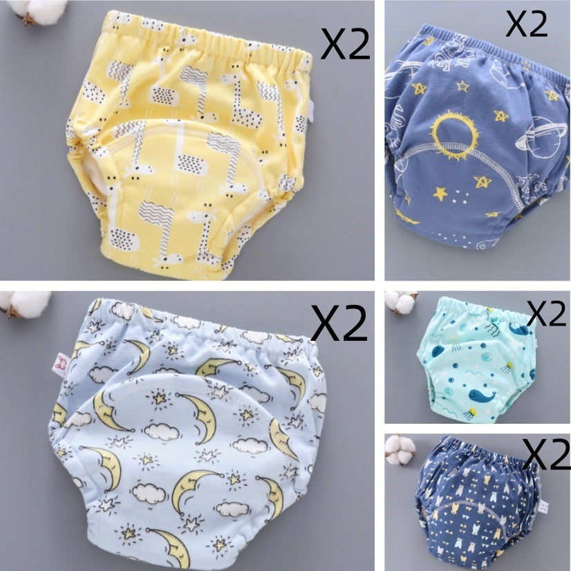 Baby Training Pants Washable 6-layer Diaper Cover
