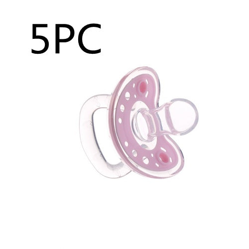 Full Silica Gel Two-color Liquid Silicone Sleep Comfort Baby Pacifier