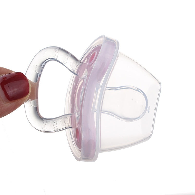 Full Silica Gel Two-color Liquid Silicone Sleep Comfort Baby Pacifier