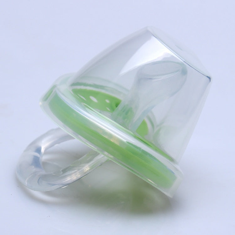 Full Silica Gel Two-color Liquid Silicone Sleep Comfort Baby Pacifier