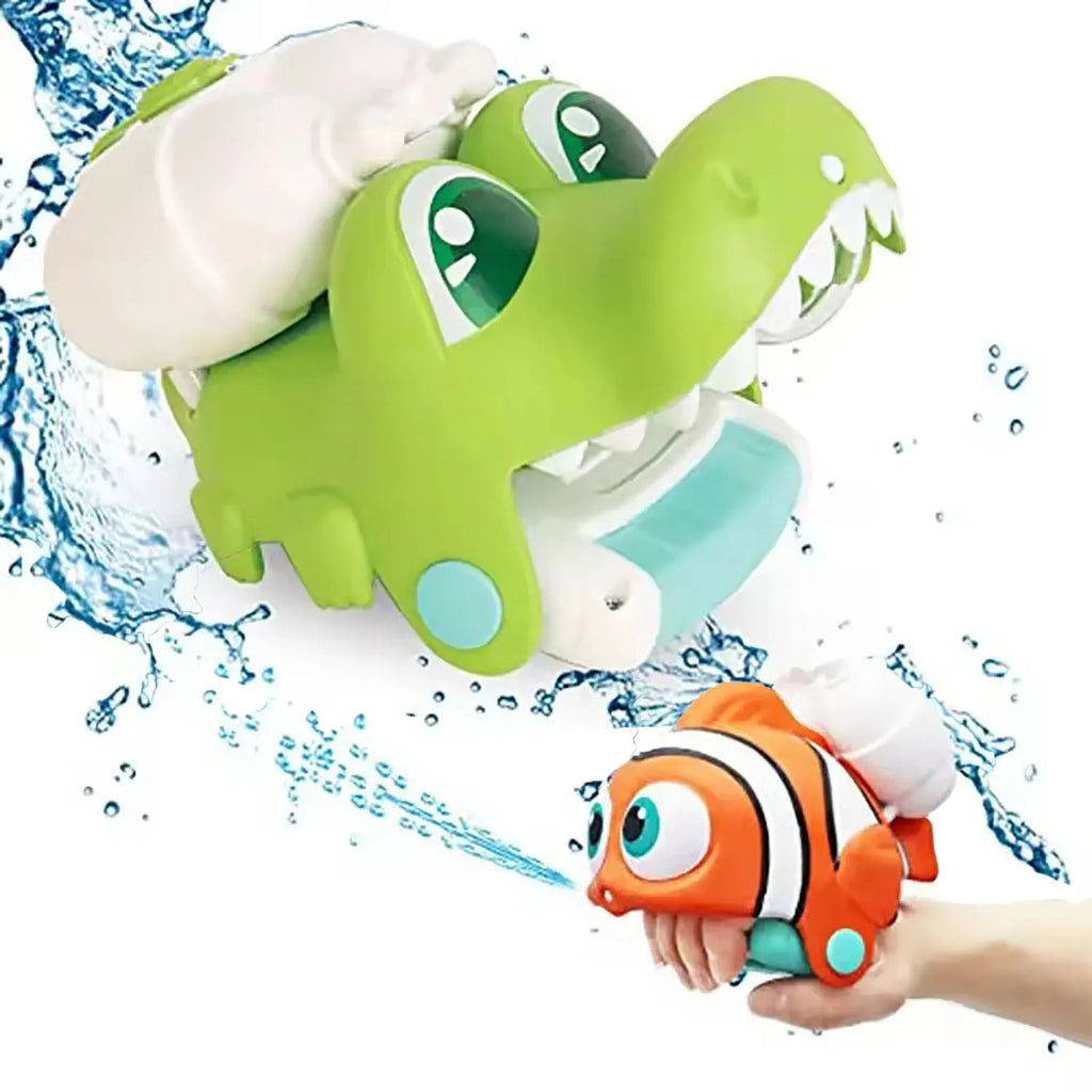 Fish Press On Wrist Water Gun Outdoor Interaction Toy