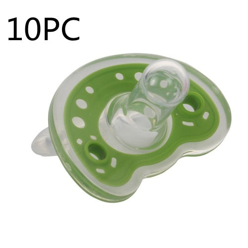 Full Silica Gel Two-color Liquid Silicone Sleep Comfort Baby Pacifier
