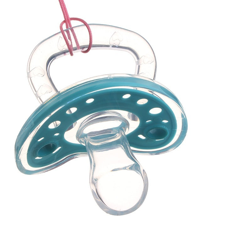 Full Silica Gel Two-color Liquid Silicone Sleep Comfort Baby Pacifier