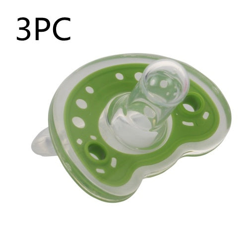 Full Silica Gel Two-color Liquid Silicone Sleep Comfort Baby Pacifier