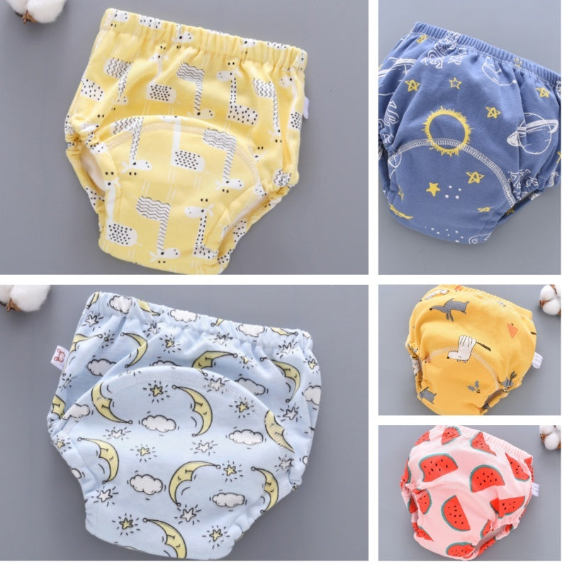 Baby Training Pants Washable 6-layer Diaper Cover