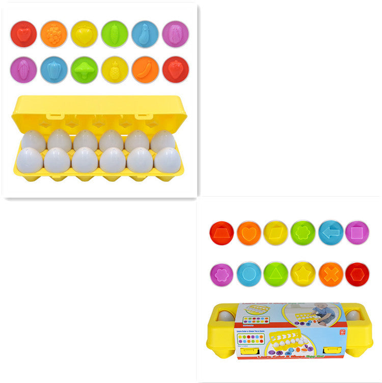 Baby Learning Educational Toy Smart Egg Toy Games Shape Matching
