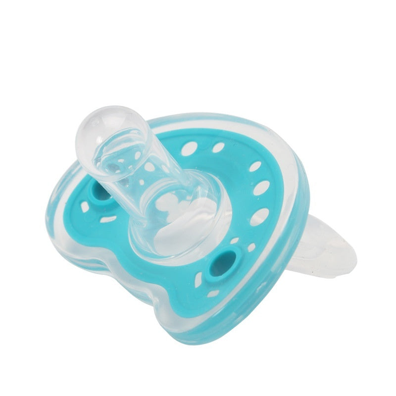 Full Silica Gel Two-color Liquid Silicone Sleep Comfort Baby Pacifier