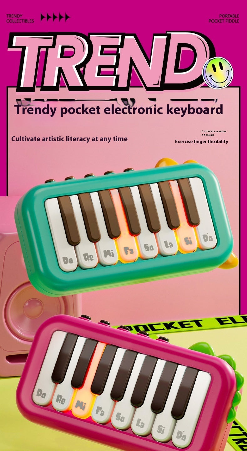 Baby Pocket Electronic Keyboard Play Little Piano Toy