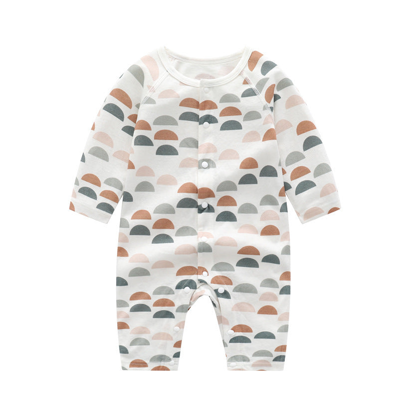 Light And Soft Bamboo Fiber Baby Jumpsuit Cute Animal Design