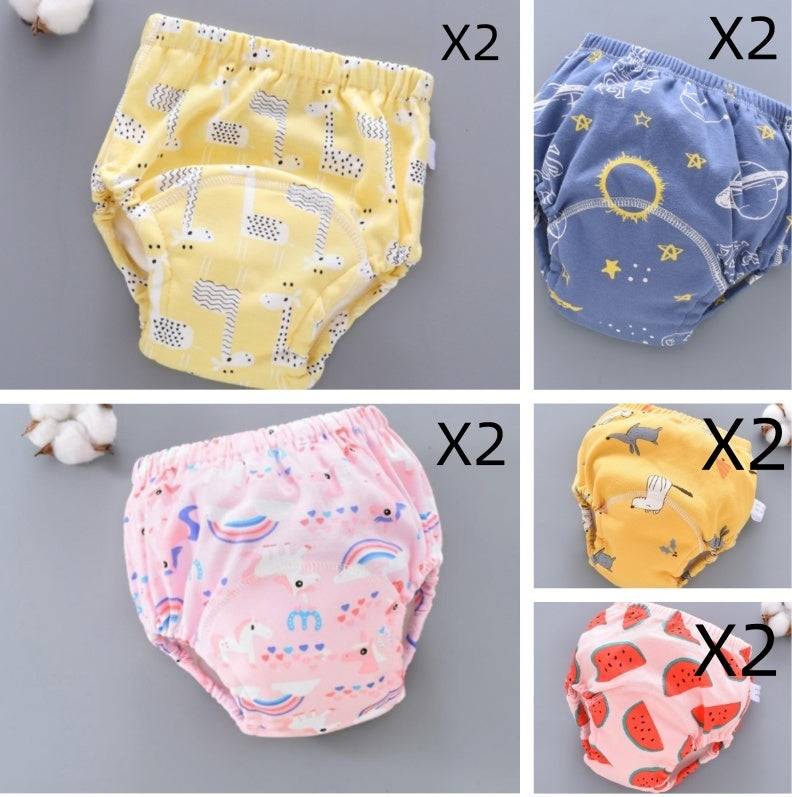 Baby Training Pants Washable 6-layer Diaper Cover