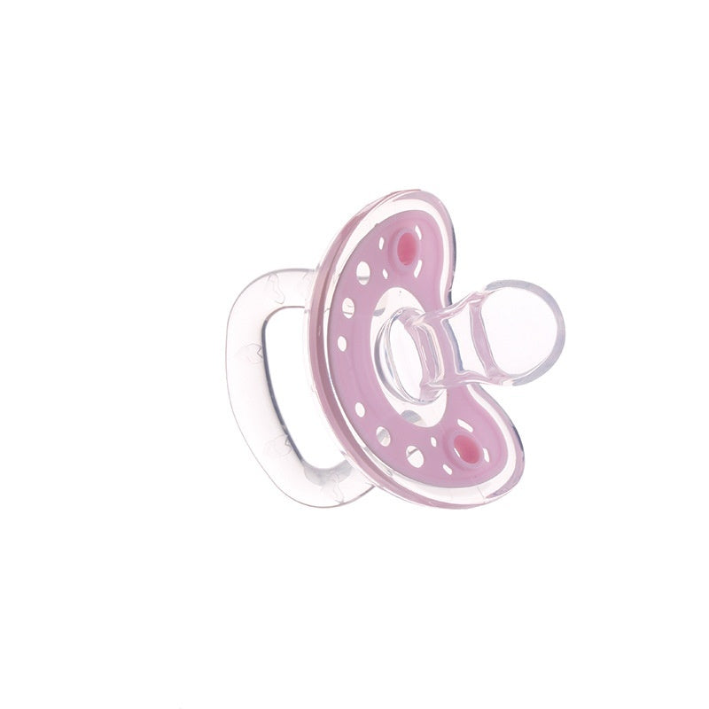 Full Silica Gel Two-color Liquid Silicone Sleep Comfort Baby Pacifier