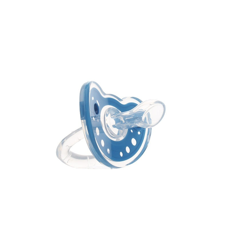 Full Silica Gel Two-color Liquid Silicone Sleep Comfort Baby Pacifier