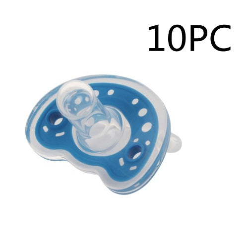 Full Silica Gel Two-color Liquid Silicone Sleep Comfort Baby Pacifier