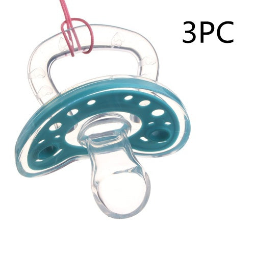 Full Silica Gel Two-color Liquid Silicone Sleep Comfort Baby Pacifier