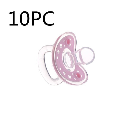 Full Silica Gel Two-color Liquid Silicone Sleep Comfort Baby Pacifier