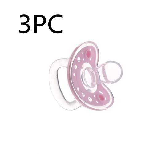 Full Silica Gel Two-color Liquid Silicone Sleep Comfort Baby Pacifier