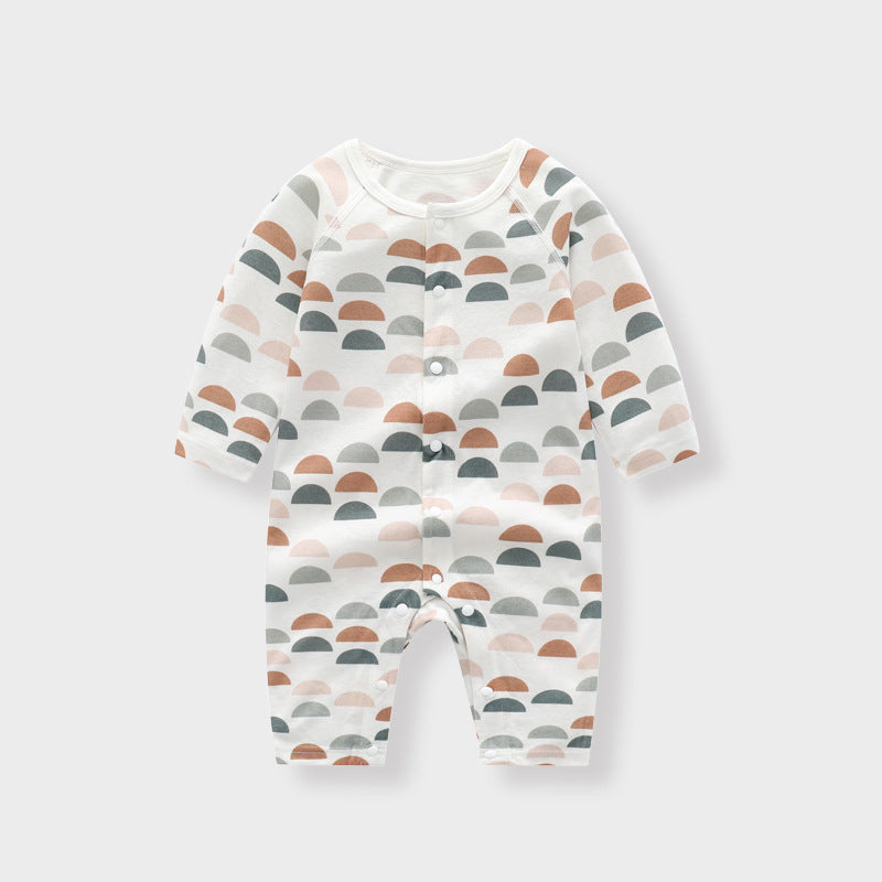 Light And Soft Bamboo Fiber Baby Jumpsuit Cute Animal Design